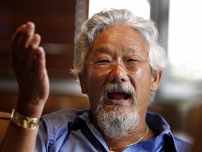 David Suzuki said he is convinced the Harper government is building prisons to house people convicted of eco-activism charges.