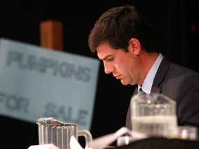 Mayor candidate Don Iveson during the  South East Edmonton Seniors Association Activity Centre in Edmonton, Alberta on Friday Sept, 13, 2013.  Perry Mah/Edmonton Sun/QMI Agency