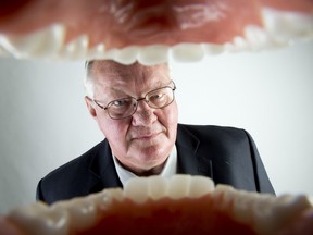 Dr. Tom McKean, a former president of the Royal College of Dental Surgeons of Ontario, is among those who believe the college?s dual role as both a regulator of dentists and an insurer leaves the patient in a potentially alarming position. (Craig Glover photo illustration/The London Free Press)