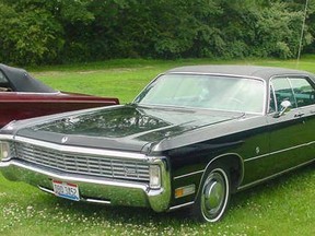 A 1970 Chrysler Imperial, the second year of the corporation's Fuselage Style. The Imperial was an immense car, becoming a metaphor for that era.