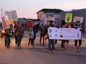 This was the first time since 2005 that Cochrane held a Take Back the Night march. The walk is an international march for violence against women.
