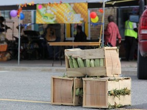 Fresh corn and roasted corn on the cob were both available outside of the Empire Theatre last Sunday during the annual Korn for Kids event.