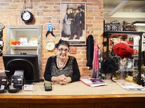 Hello Gorgeous store owner Diane Harris-Wakeling is shown here in her new downtown Belleville store, which specializes in women's clothing in sizes 12 and up. - EMILY MOUNTNEY The Intelligencer