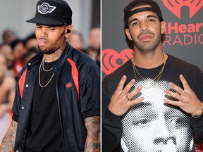 Chris Brown and Drake (WENN.COM)