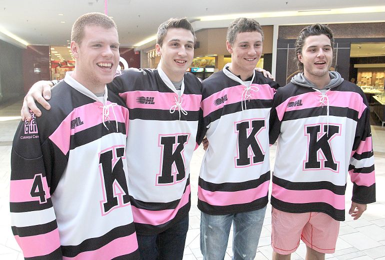 Frontenacs unveil pink jerseys The Kingston Whig Standard
