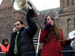 Sarnia native Alissa Golob speaks at the second annual Defund Abortion Rally outside Queen's Park this March. Golob will be speaking at the Campaign Life Coalition's first Sarnia Pro-Life Forum this weekend. (Submitted photo)