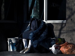 A file photo of a homeless person in Montreal. Poverty is not just a big city problem. It's a serious one in Chatham-Kent as well, even if not as obvious.