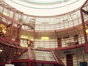 One of the highlights of the ongoing tours of the now-closed Kingston Penitentiary is the Dome, which features tiers of caged walkways surrounding the control centre, a fortified office with an abundance of flashing electronic equipment, and housing a guard with the command and control of all the prison ranges. 
Photo by Edward O'Brien