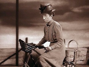 Margaret Hamilton as Miss Almira Gulch in the feature film The Wizard of Oz. She also played the roles of Wicked Witch of the East and Wicked Witch of the West.
File photo