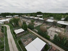 An overview of The Garold Wayne Interactive Zoological Park in Wynnewood, Okla. (Screenshot from gwzoo.org)