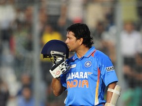 Sachin Tendulkar played his last club game with Mumbai Indians on Sunday. (AFP)