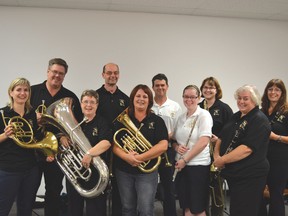 The Lucknow Classics include: back row, (L to R), Lynn Murray, Steve Atkinson, Ken Irwin, Amy Falconer, and Marilyn Scott. Front: Dionne Smith, Anne Guay, Julie Kuik, Beck Guay and Dianne Murray.