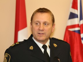 Former Greater Sudbury Police Chief Frank Elsner. JOHN LAPPA/THE SUDBURY STAR