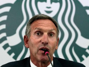 Starbucks CEO Howard Schultz said his company was going to circulate an official petition to end the government shutdown. 

Jose Miguel Gomez/REUTERS