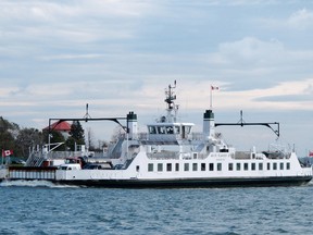 The Wolfe Islander III ferry returns to Kingston with a load of vehicles and people from Wolfe Island.
Elliot Ferguson The Whig-Standard