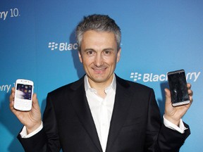 Frank Boulben, BlackBerry's chief marketing officer. (Ai-Wire/WENN.com)