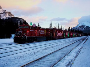 The Canadian Pacific Holiday Train visits Vulcan in December. Graham Booth photo