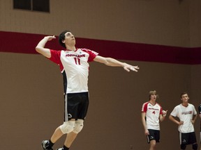 Fanshawe captain Devin Atkinson is expected to lead a powerhouse Falcons men's volleyball roster in 2013-14.
Photo Courtesy Fanshawe Athletics