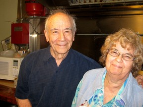 Gus and Penny Marras who are retiring from the Right Spot Restaurant.
Patrick Kennedy The Whig-Standard