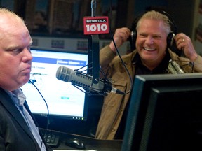 Mayor Rob Ford (L) and his brother Doug. (QMI AGENCY PHOTO)