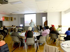 Community members in Breton attended an information session last week to talk about the potential of building a new community hall for the village.