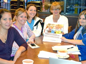 Tillsonburg Sole Mates will be supporting Terry Biloski's Run 161 on Saturday, Nov. 9. From left are some of the Sole Mates - April Mullen, Maria Rempel, Lore Keller, Liz Debackere, Michelle VanEenoo, and Sandi Beernaert. CHRIS ABBOTT/TILLSONBURG NEWS