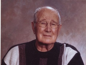 Lorne Edgar, a former warden of Lambton County, died Sunday at age 86.
SUBMITTED PHOTO