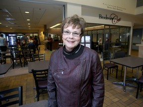 Mary Smith, the outgoing president of volunteer services at Hotel Dieu Hospital, inside the Brockview Cafe, which raised a large portion toward the group's donation of $115,600 to the Kingston hospital. Ian MacAlpine The Whig-Standard