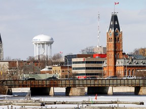 Downtown Belleville, Ont. seen from Zwicks Park. JEROME LESSARD/the Intelligencer/File Photo