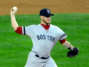 Boston Red Sox pitcher Jake Peavy (Andrew Weber-USA TODAY Sports)