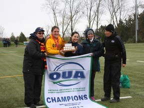The Queen's Gaels picked up their first OUA women's rugby title with a 19-15 win over the Guelph Gryphons.
