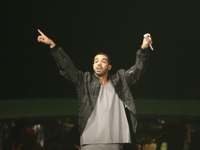 Drake in concert at the ACC  in Toronto, Ont. on Thursday October 24, 2013. Veronica Henri/Toronto Sun/QMI Agency