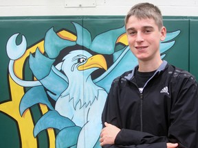 Devin Nicholson qualified for OFSAA this coming Saturday at Laurentian University in Sudbury, with a third-place finish at WOSSAA Thursday in London’s Springbank Park. Jeff Tribe/Tillsonburg News