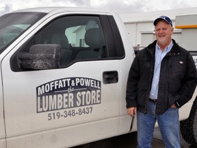 John Van Bakel has been assisting customers, and driving trucks of all sizes, for more than 40 years at Moffatt & Powell in Mitchell. ANDY BADER/MITCHELL ADVOCATE