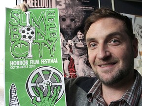 Matt Salton is a co-director of the three-day Slimebone City Horror Film Festival, 18 independent movies from around the world that opens Halloween night at The Screening Room. (Michael Lea The Whig-Standard)