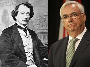 Like Sir John A. Macdonald (left), John Gerretsen (right) came to our shores as an immigrant. Despite being new to this land, both men became deeply involved in their communities and went on to earn the trust of Kingston and area voters.
