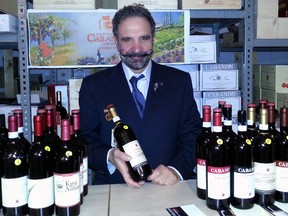 Giovanni Tinteri is returning to Sarnia after 32 years. He will present the organic wine that he makes with his wife Elena in Lombardy, Italy to Canada at a wine tasting event in Toronto.  He will also be visiting friends and family in Sarnia, London, and Toronto. (Submitted photo)