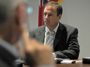Quinte Economic Development Commission CEO Chris King discusses manufacturing concerns in Quinte. During Tuesday's QEDC board meeting members learned of a recent survey focusing on issues in the sector. - W. BRICE MCVICAR The Intelligencer