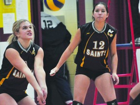 Action from the PCI varsity Saints game against Fort Richmond Oct. 29 (Kevin Hirschfield/THE GRAPHIC/QMI AGENCY).