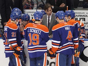 Dallas Eakins says if he's OK with fans giving him kudos when the team is doing well, he should be OK if fans grumble when the team is struggling, like they are now. (Ian Kucerak, Edmonton Sun)