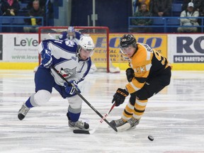 Overager Nathan Pancel of the Sudbury Wolves has been traded to the Peterborough Petes. Sudbury Star/QMI Agency file photo
