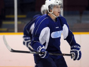 Sudbury Wolves captain Kevin Raine returned Friday night after missing nearly a month do to injury. He and his teammates host the Ottawa 67's on Sunday at 2 p.m.