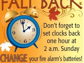 Clocks fall back