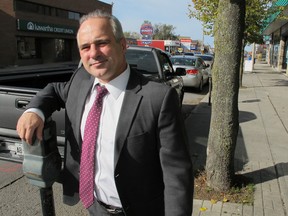 Peter Kostogiannis, president of DTZ Eastern Ontario, says businesses along upper Princess Street need convenient parking to stay alive.
Paul Schliesmann/The Whig-Standard/QMI Agency