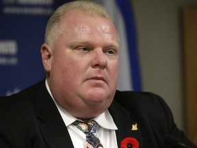 Toronto mayor Rob Ford (QMI Agency)