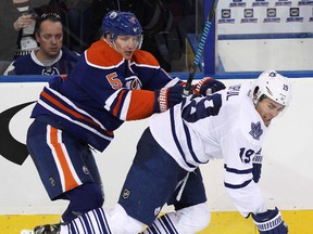 The Oilers confirmed Friday that Ladislav Smid has been sent to the Calgary Flames. (Ian Kucerak, Edmonton  Sun)