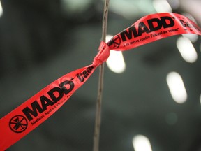 MADD red ribbon
