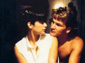 Patrick Swayze and Demi Moore in a famous scene from 'Ghost' (Handout)