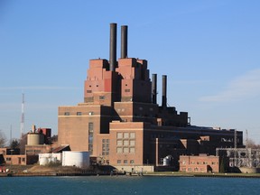 DTE Energy's Marysville, Michigan power plant shut down in 2001 and is scheduled to be demolished. Coal power still provides about half of Michigan electricity, although that percentage has been dropping in recent years. The Union of Concerned Scientists calls Michigan's coal fleet one of the oldest and least efficient in the U.S. (PAUL MORDEN, The Observer)