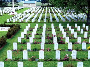 Canadian War Cemetery, Beny-sur-Mer, Normandy. RAYMOND VANDEVYVERE PHOTO